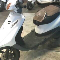 YAMAHA JOG-5DX 白 エンジン始動動画 自賠責保険で乗れます 半額配送キャンペーン 期間限定 現状渡し諸経費￥0- 横浜 P-Yardの画像