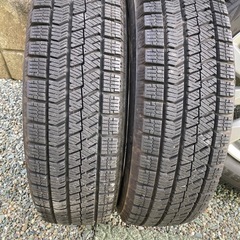 ワゴンR純正タイヤホイールスタッドレス4本セット。の画像