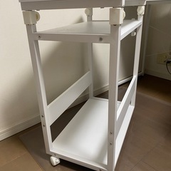昇降式パソコンワゴン　PCラックの画像