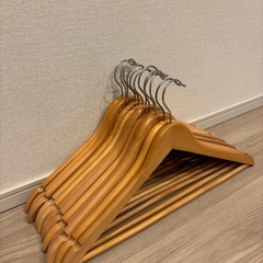 木製ハンガー　12個の画像