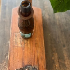 レトロ木製　生ハム　原木　生ハムホルダー　の画像