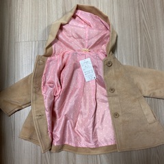 こどもコート　女の子　ベージュ　95cmの画像