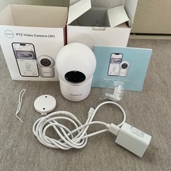 センスユーベビーモニター　カメラ　取り付けるアーム付きの画像