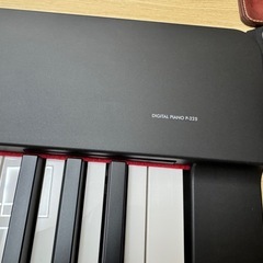 YAMAHA  電子ピアノ　P-255の画像