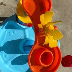 ウォーターテーブル　水遊びの画像