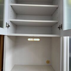 J3254　【リユースのサカイ柏店】　　三幸ジャパン　食器棚　ホワイトの画像