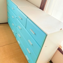 【引き取り限定】重ねて使える整理ダンス 2棹セット（ニッセン）の画像