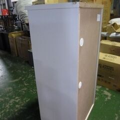 M　未使用/新品　訳ありアウトレット　国産 レンジボード 完成品 食器棚 カウンター キッチン収納 スライド棚 大型レンジ対応 大川家具 の画像