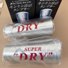 アサヒ SUPER DRY キンキン冷感タンブラー 2個セットの画像