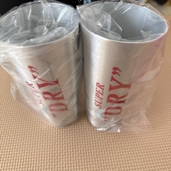 アサヒ SUPER DRY キンキン冷感タンブラー 2個セットの画像