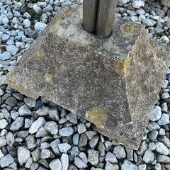 スチール物干し台　屋外保管のためキズ汚れありの画像