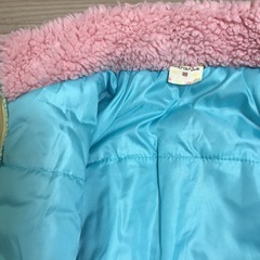 子供　コートピンク　ボアコート　アウター　ブルゾン　もこもこ　95cmの画像