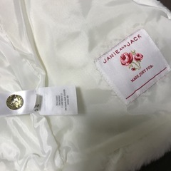アウター　ファーコート　janie&jack こども　キッズショートコートの画像