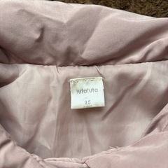 子供用中綿コート　ピンク　の画像