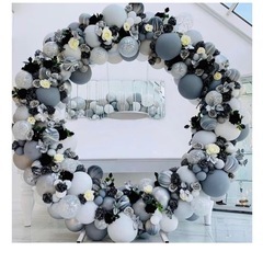 バルーン　フレーム　白の画像