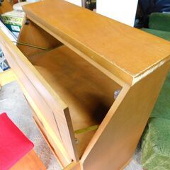 【JM894】昭和レトロ ライティングデスク ライティングビューロー 机 デスク 椅子付きの画像