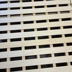 ニトリ　ダブルベット　　すのこ付きの画像