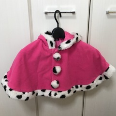 ダルメシアン柄 ベビーポンチョの画像