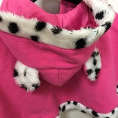 ダルメシアン柄 ベビーポンチョの画像