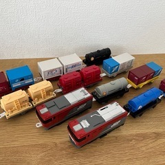 プラレール　いっぱい繋ごう金太郎&貨車セット　の画像