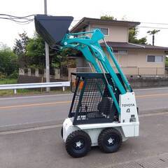 トヨタ スキッドステアローダー ジョブサン 3SDK4　 (スキッドステアローダー　ホイールローダー　ジョブサン　ボブキャット　除雪機)の画像