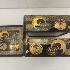 漆塗り2段御重の画像