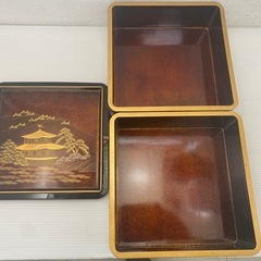 漆塗り2段御重の画像