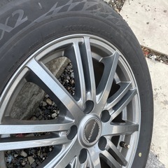 【良品】BRIDGESTONEスタッドレス　ホイールセット　スタッドレス　ブリヂストン 205 60r16 新型プリウスなどにの画像