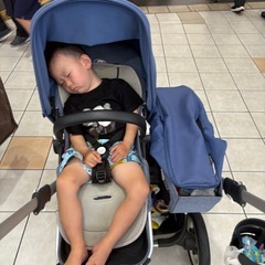 ベビーカー二つの画像