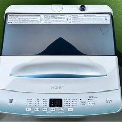 【引取】ハイアール 洗濯機5.5kg JW-U55HK ★2022年製★動作確認済みの画像