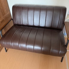 ニトリ 合成皮革 ソファ　の画像