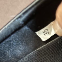 【中古】　35サイズ　黒パンプスの画像