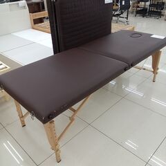 ★リユースのサカイ日立店★HJ8381  折りたたみマッサージベッド ダークブラウン H60×D185×W70 クリーニング済み の画像