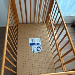 ベビーベッド　KATOJI カトージの画像