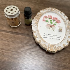 可愛い絵とアロマの画像