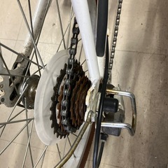 I 2511-572 ミニベロ自転車20インチ　街のちょい乗りに　動作確認済み　キズ汚れ有りの画像