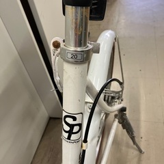 I 2511-572 ミニベロ自転車20インチ　街のちょい乗りに　動作確認済み　キズ汚れ有りの画像