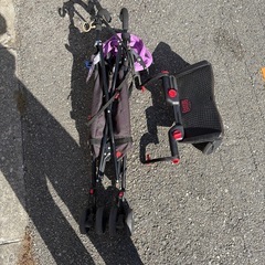ベビーカー2人乗りステップ付きの画像