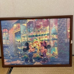 ディズニージグソーパズル1000ピース完成品3点の画像