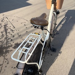 電動アシスト自転車カゴ付 6段変速機 の画像