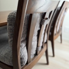 イバタ家具　天然木(オーク) ダイニングテーブルセットの画像