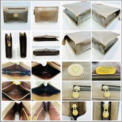 【❗️✨ブランドバッグまとめ✨❗️】Mario Valentino（マリオバレンチノ）Vロゴ バッグ4点セット✨トート/クラッチ/巾着ポーチ付き‼️ヴィンテージの画像