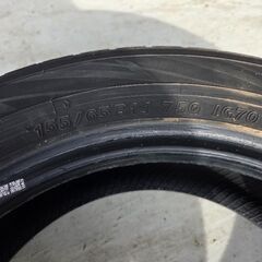 ☆値下げ可! 冬タイヤ 軽自動車 155/65R14 ヨコハマ IG70 バリ溝  タイヤのみ4本セット☆の画像