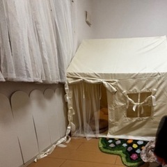 子供用室内テント　家　秘密基地の画像