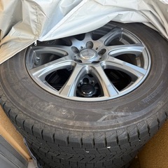 アルミホイール＆スタッドレスタイヤ 4本セット 225/65r17の画像