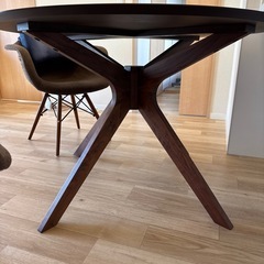 あげます　ダイニングテーブル　丸テーブル　※説明文ちゃんと読んでくださいの画像