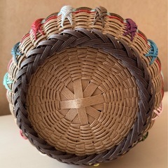 【未使用】カゴバッグ バスケットの画像