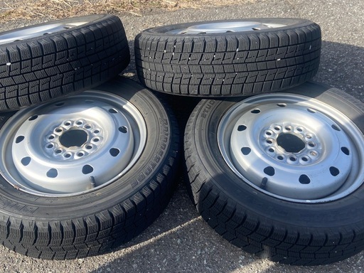 ブリヂストン スタッドレス 製
 スチールホイール付き 4本セット155/65/13