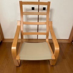 ⭐︎イケア　ポエング　1人用ソファー⭐︎ベージュ⭐︎IKEA POÄNGの画像