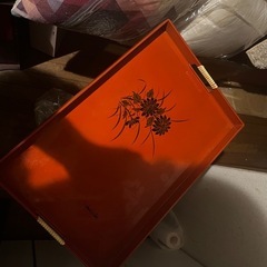 差し上げます　お盆　トレイ3点 の画像